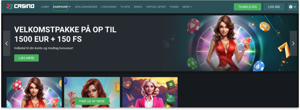 22Casino Bonustilbud